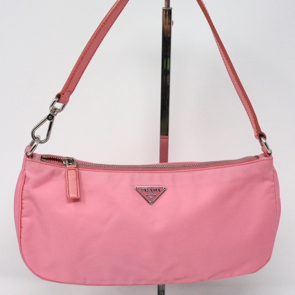 Prada Handbags - Prada Nylon Shoulder Bag in Pink